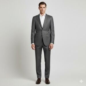 SuitSupply Brescia Men's suit Size 46R Navy Wool Blend Dress Pants